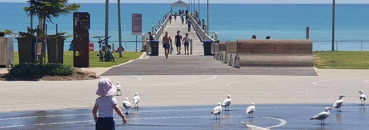 Glenelg Beach in Adelaide